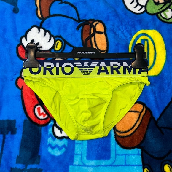 Emporio Armani Other - Megalogo Brief Lime